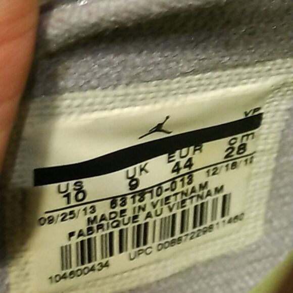 Nike Air Jordan Melo 1.5 Men Sz 10.5 - Wolf Gray Volt 631310-013 Carmelo Anthony - Picture 12 of 12